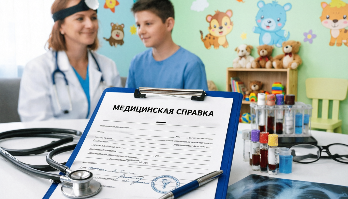 Оформление медицинских справок для детей